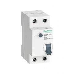 Автомат дифференциальный Systeme Electric City9 Set 16А 1P+N тип A 30 мА 6 кА (C9D65616)