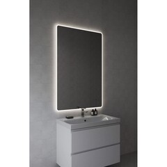 Зеркало с подсветкой прямоугольное 80х120 см бесконтактный сенсор Cersanit Eclipse Fusion (64815) - фото 7