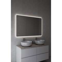 Зеркало с подсветкой прямоугольное 80х120 см бесконтактный сенсор Cersanit Eclipse Fusion (64815) - фото 8