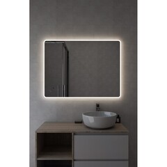 Зеркало с подсветкой прямоугольное 75х100 см бесконтактный сенсор Cersanit Eclipse Fusion (64814) - фото 8