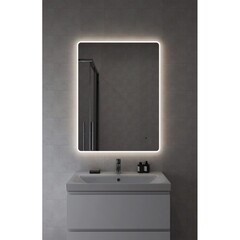 Зеркало с подсветкой прямоугольное 75х100 см бесконтактный сенсор Cersanit Eclipse Fusion (64814) - фото 5