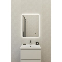 Зеркало с подсветкой прямоугольное 60х80 см бесконтактный сенсор Cersanit Eclipse Fusion (64813) - фото 6