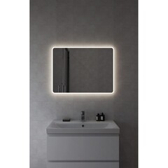 Зеркало с подсветкой прямоугольное 60х80 см бесконтактный сенсор Cersanit Eclipse Fusion (64813) - фото 8