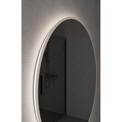 Зеркало с подсветкой круглое 72х72 см бесконтактный сенсор Cersanit Eclipse Fusion (64810) - фото 7