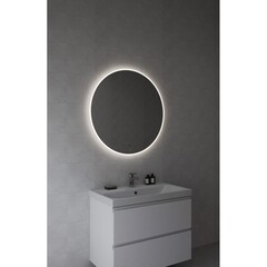 Зеркало с подсветкой круглое 80 см бесконтактный сенсор Cersanit Eclipse Fusion (64811) - фото 6