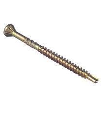 Саморезы для массивной доски 45x3,2 мм желтые (500 шт.) - фото 3