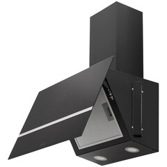 Кухонная вытяжка наклонная Krona Bruna 600 Black S 59,5 см черная - фото 20