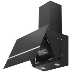 Кухонная вытяжка наклонная Krona Bruna 600 Black S 59,5 см черная - фото 18