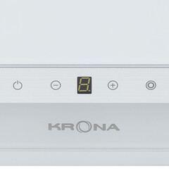 Кухонная вытяжка наклонная Krona Irma A 600 White S 59,5 см белая - фото 10