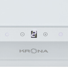 Кухонная вытяжка наклонная Krona Irma A 600 White S 59,5 см белая - фото 9