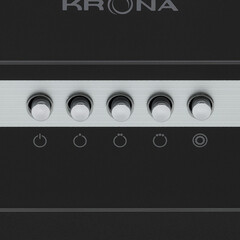 Кухонная вытяжка наклонная Krona Irma A 600 Black PB 59,5 см черная - фото 12
