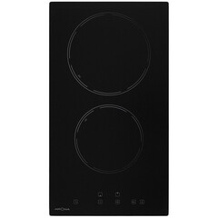 Варочная панель электрическая Krona Edel 30 BL TK 2 конфорки черная - фото 1