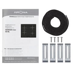 Варочная панель индукционная Krona Genesis max 60 BL 4 конфорки черная - фото 5