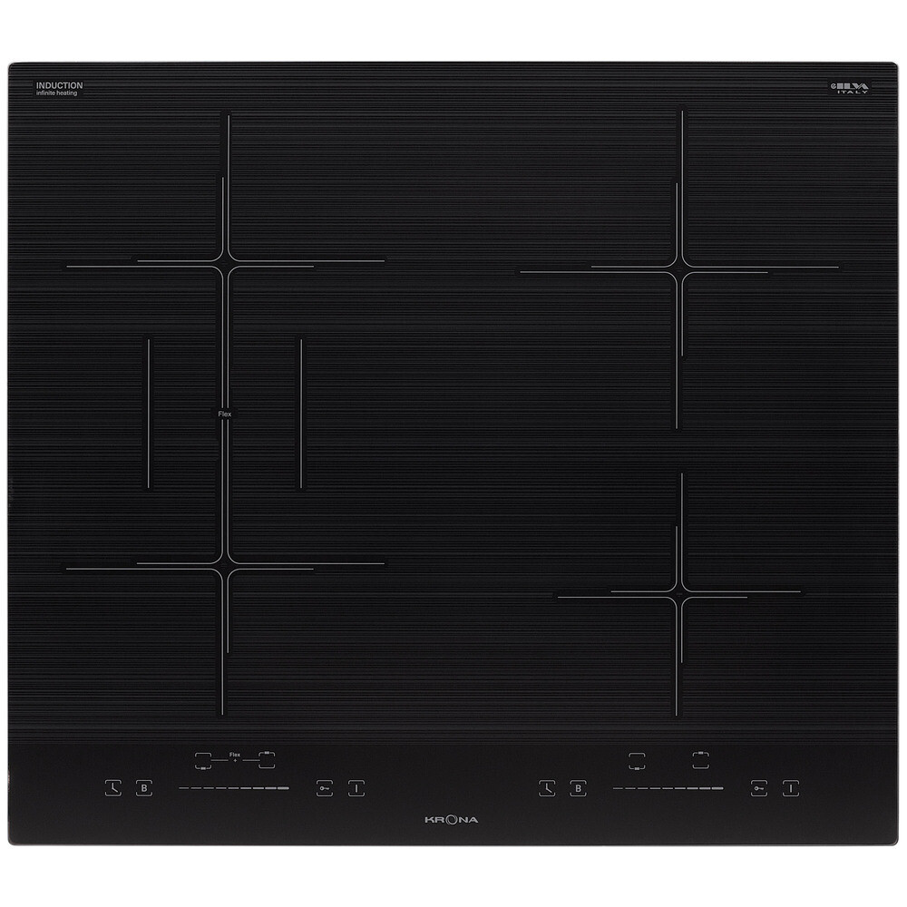 

Варочная панель индукционная Krona Genesis max 60 BL 4 конфорки черная