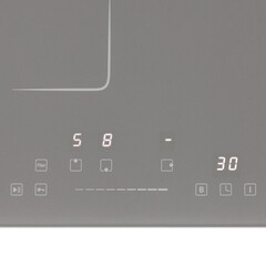 Варочная панель индукционная Krona Mysterium Max Ih 45 GR 3 конфорки графит - фото 11