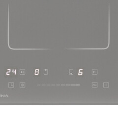 Варочная панель индукционная Krona Mysterium Max Ih 30 GR 2 конфорки графит - фото 6