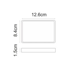 Мыльница для ванной WasserKraft Fulda настольная полирезин белая (K-691129) - фото 2