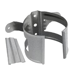 Изображение товара Кронштейн хомут труб Grand Line Zn металлический на деревянную стену d90 мм оцинкованный