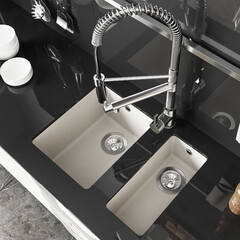 Мойка для кухни Florentina Вега 300 34х42х20 см врезная кварц жасмин - фото 2