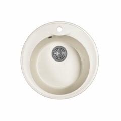 Изображение товара Мойка для кухни Dr.Gans Ротанг 500 d50х18 см врезная искусственный камень белая