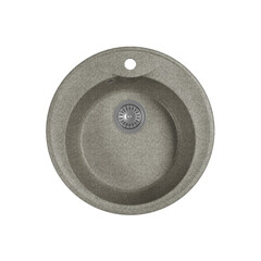 Мойка для кухни Dr.Gans Ротанг 500 d50х18 см врезная искусственный камень базальт - фото 1