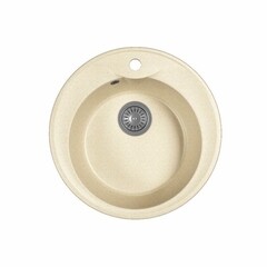 Изображение товара Мойка для кухни Dr.Gans Ротанг 500 d50х18 см врезная искусственный камень латте