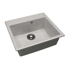 Мойка для кухни Dr.Gans Ника 570 57х51х20 см врезная искусственный камень серая - фото 4