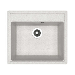 Мойка для кухни Dr.Gans Ника 570 57х51х20 см врезная искусственный камень серая - фото 1
