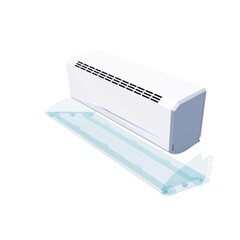 Экран-отражатель настенный для кондиционера Эконом 1100 мм - фото 2