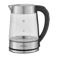 Электрический чайник Krona Digitaler Glas Licht 1,7 л с регулировкой температуры хром