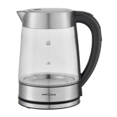 Изображение товара Электрический чайник Krona Digitaler Glas Licht 1,7 л с регулировкой температуры хром