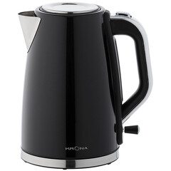 Электрический чайник Krona Stahl Black 1,7 л черный - фото 1