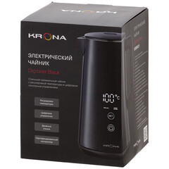 Электрический чайник Krona Digitaler Black 1,5 л черный - фото 4