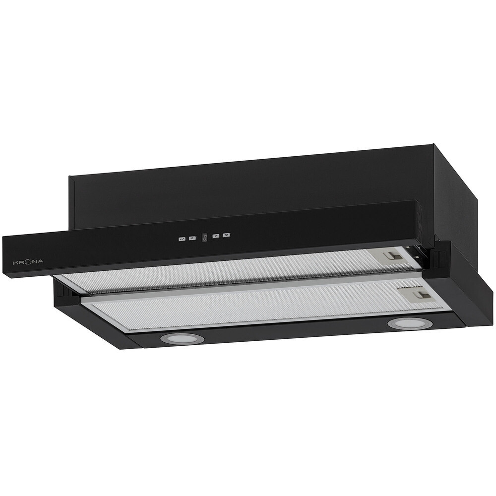 

Кухонная вытяжка встраиваемая Krona Kamilla TK 600 Black 60 см черная (КА-00008312), Черный