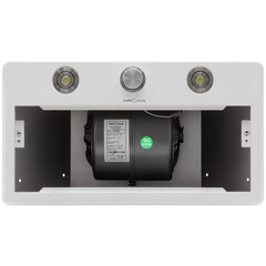 Кухонная вытяжка встраиваемая Krona Sven 600 White One Knob 60 см белая - фото 11