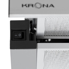 Кухонная вытяжка встраиваемая Krona Gerda T 600 Inox PB 59,5 см нержавеющая сталь - фото 9
