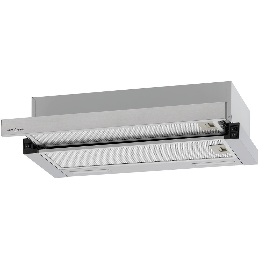 

Кухонная вытяжка встраиваемая Krona Gerda T 600 Inox PB 59,5 см нержавеющая сталь (КА-00008450)