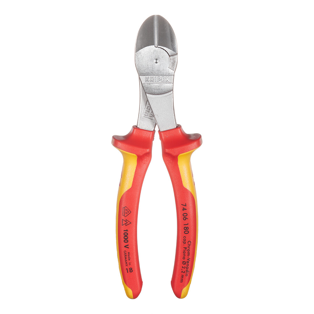 Изображение товара Диэлектрические бокорезы Knipex 180 мм — профессиональный инструмент для резки проводов