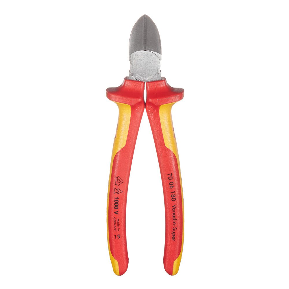 Изображение товара Диэлектрические бокорезы Knipex 180 мм для резки проволоки и проводов