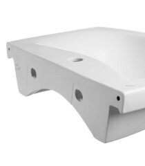 Комплект тумба с раковиной Айсберг Нева 60 см напольная белая (УПП00040336/1.WH11.0.246) - фото 10