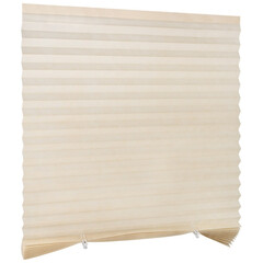 Штора плиссе 90х180 см Рыжий кот Skandi самоклеящаяся бежевая - фото 2