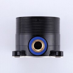 Смеситель для ванны напольный Abber Wasserfall золото матовое однорычажный с лейкой (AF8615G) - фото 4