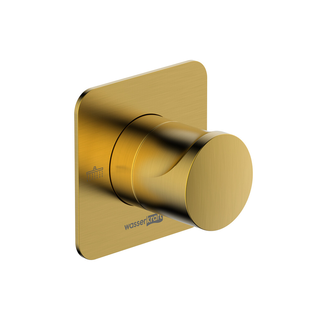 

Переключатель потоков для душа WasserKraft Havel 3600 на 2 выхода (A282), Золото