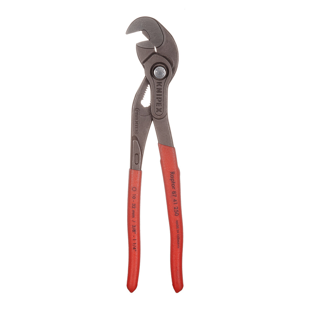 Изображение товара Клещи переставные Knipex Raptor 250 мм — универсальный инструмент для работы с гайками и винтами
