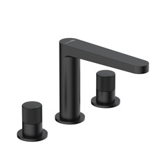 Смеситель для раковины встраиваемый WasserKraft Fulda двухвентильный черный (5235) - фото 1