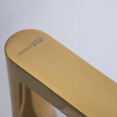 Смеситель для раковины встраиваемый WasserKraft Ems двухвентильный золото (7635) - фото 6