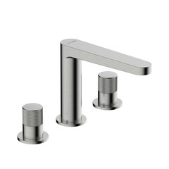 Смеситель для раковины встраиваемый WasserKraft Tauber двухвентильный никель (6435)