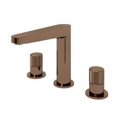 Смеситель для раковины встраиваемый WasserKraft Paar двухвентильный розовое золото (8835) - фото 1