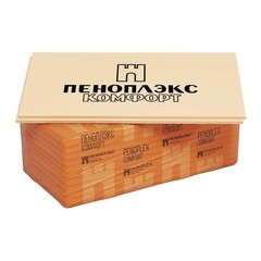 Изображение товара Экструдированный пенополистирол Пеноплэкс Комфорт 40х585х1185 мм