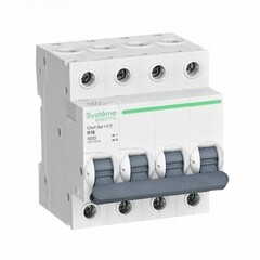 Изображение товара Автоматический выключатель модульный Systeme Electric City9 Set 4P 16А 4,5 кА 400 В (C9F14416)